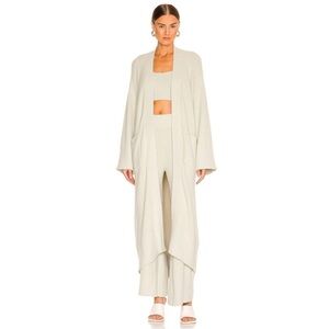 L'Academie Blayke and Aarya Moss Gray Straight Leg Pant and Bra Set